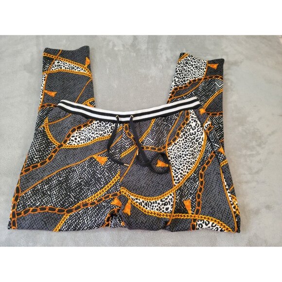 Ashley Sport Women Pants 22 24 Plus Jogger Pull On Comfy Animal Print ANI30E - Picture 1 of 8